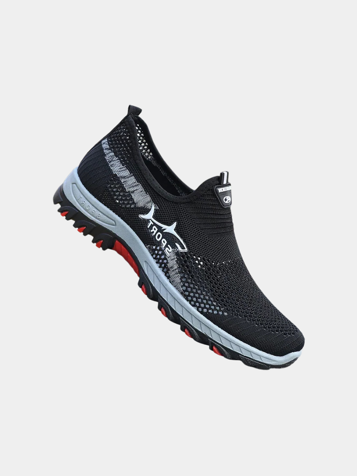 Baskets slip-on en mesh pour homme