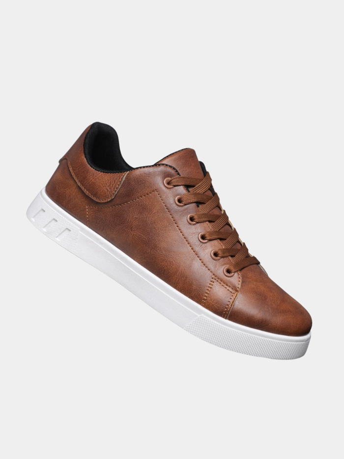 Baskets en cuir pour homme