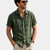 PLAID WOVEN SHIRT FOR MEN