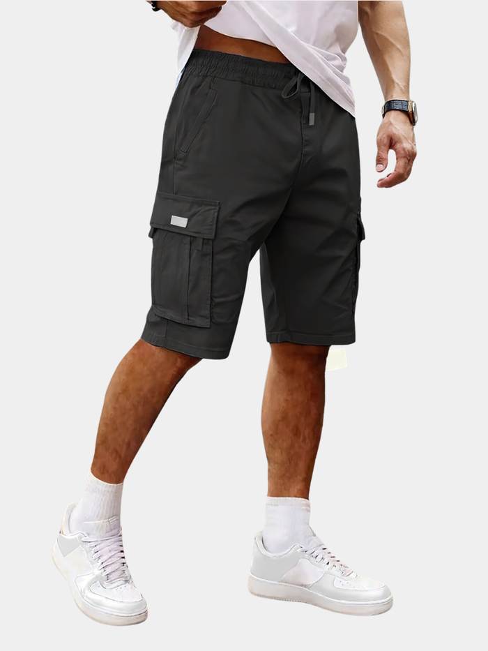 SOLID OUTDOOR SHORTS FOR MEN