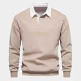 KNIT POLO SWEATER FOR MEN