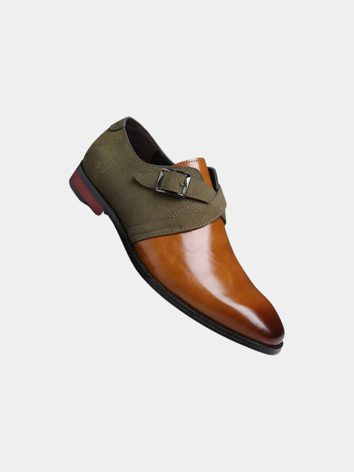 Mocassins à double boucle pour homme