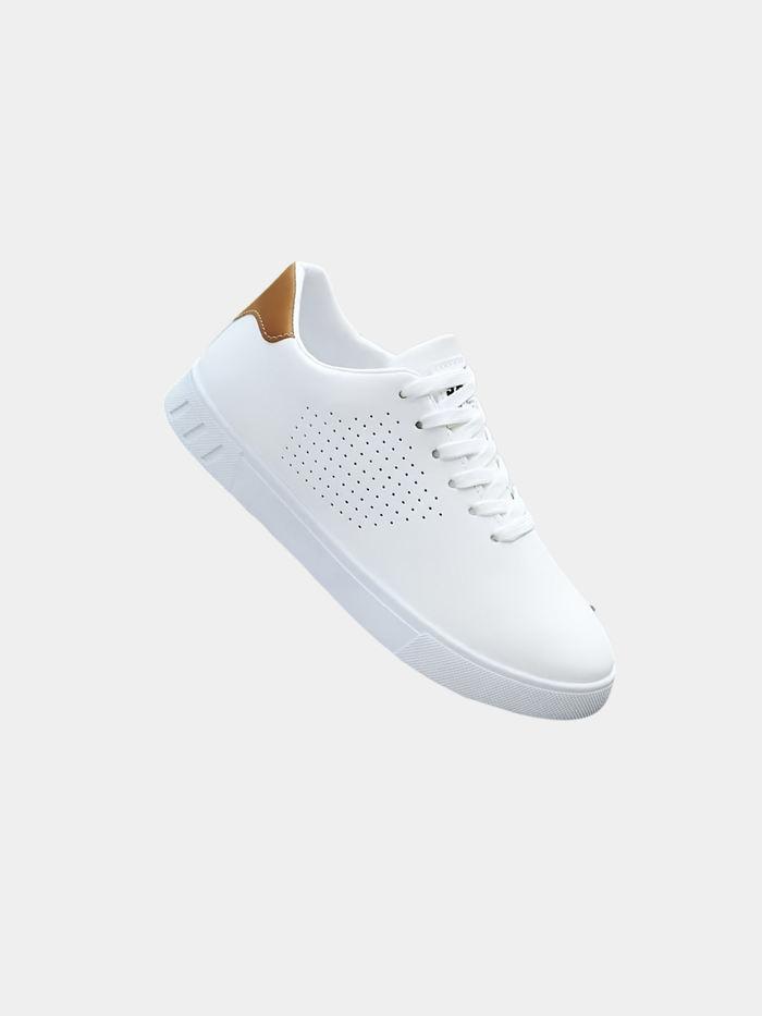 Baskets à empiècements mats pour homme