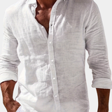 BUTTON LAPEL SHIRT FOR MEN