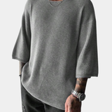 TEXTURED KNIT PULLOVER FOR MEN