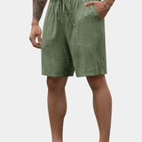 DRAWSTRING WOVEN SHORTS FOR MEN