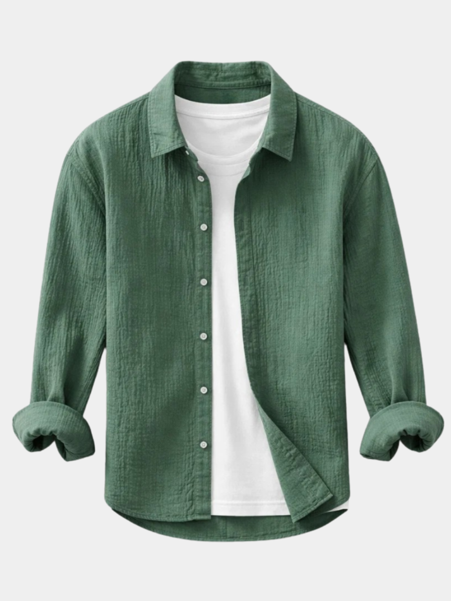 GAUZE COTTON SHIRT FOR MEN