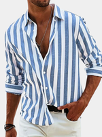 STRIPED SUMMER SHIRT FOR MEN