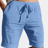 LINEN BEACH SHORTS FOR MEN