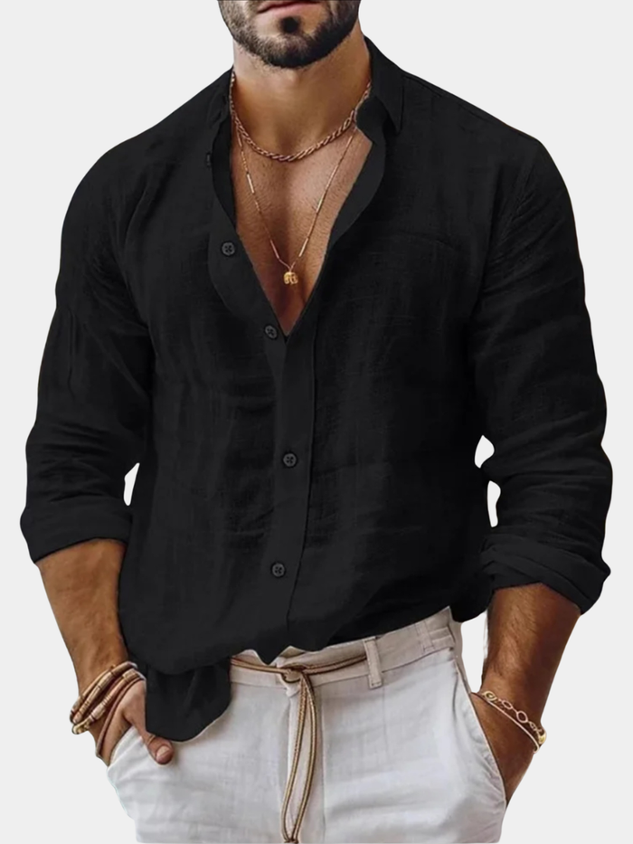 Chemise à manches longues pour homme
