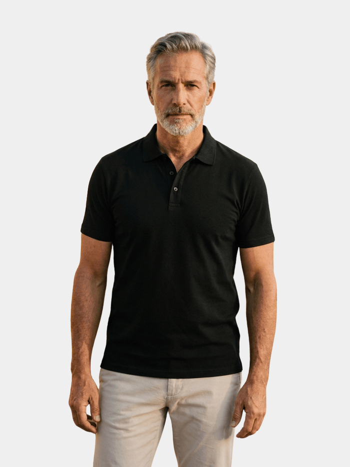 TAILORED STRETCH POLO FOR MEN