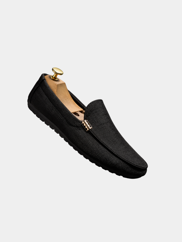 Mocassins slip-on en toile pour homme