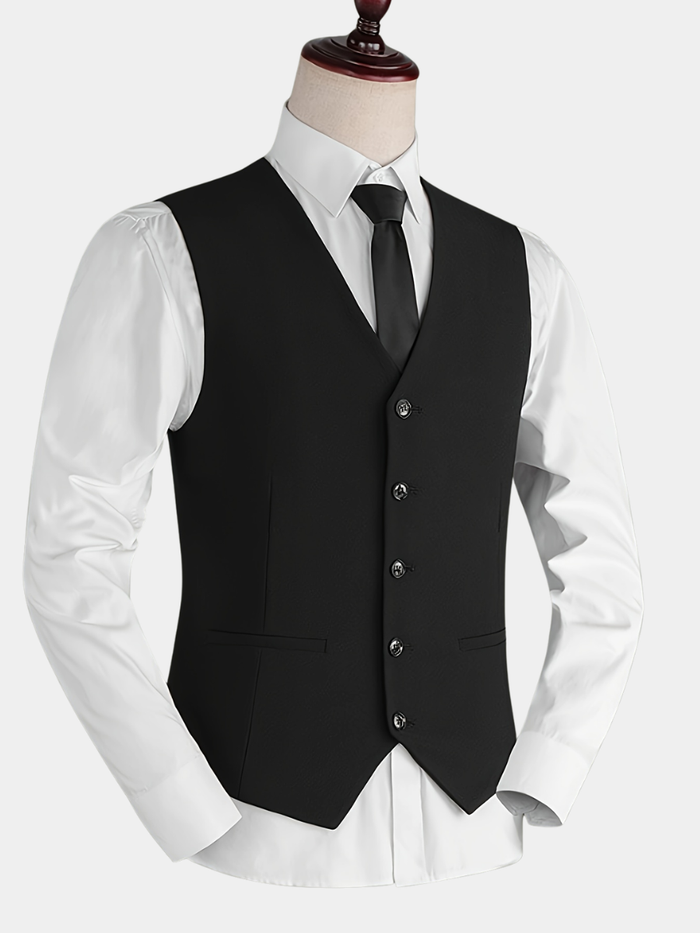 Chemise sans manches boutonnée pour homme