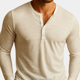 HENLEY LONG SLEEVE SHIRT FOR MEN