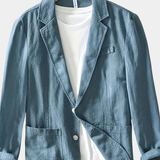 LAPEL COTTON JACKET FOR MEN