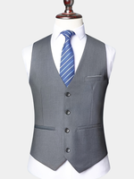 V-NECK SKINNY VEST FOR MEN