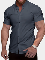SOLID COLOR SHIRT FOR MEN