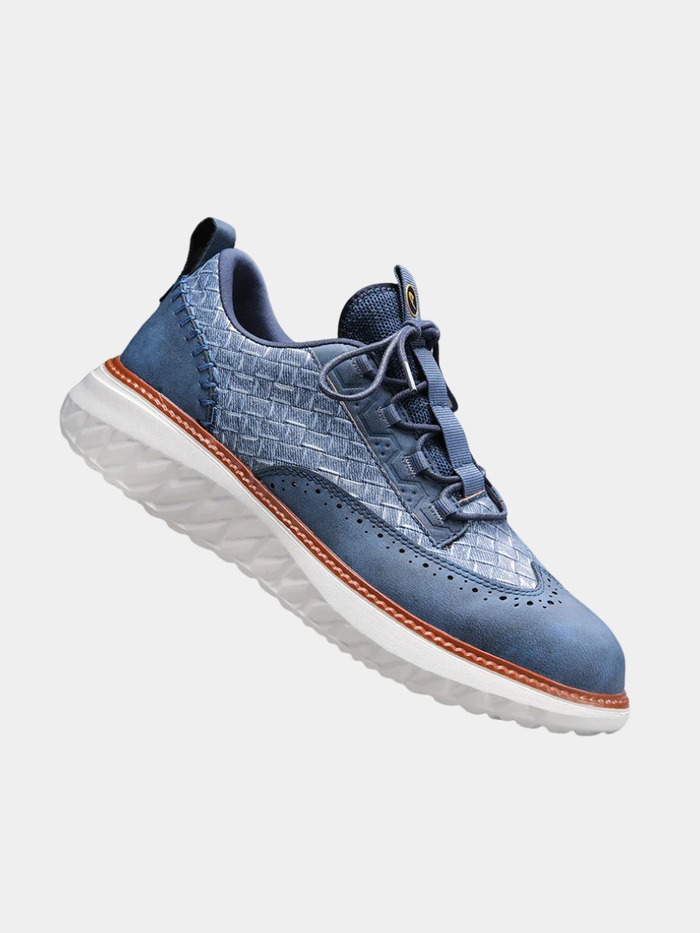 Baskets en cuir respirantes pour homme