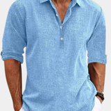LINEN POLO SHIRT FOR MEN
