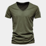 RIBBED SUMMER T-SHIRT FOR MEN