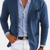 KNIT BLAZER JACKET FOR MEN