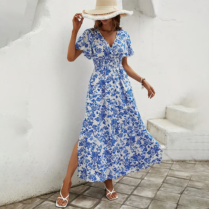 Arlette | Robe fleurie élégante
