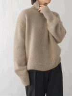 Pull Col Roulé en Cachemire Luxueux