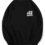 Ensemble — sweat à col rond à imprimé lettres & short
