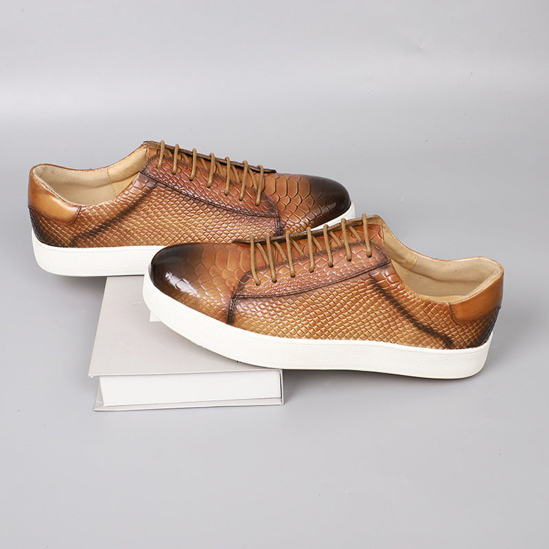 Baskets Altieri — en cuir décontractées