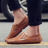 PERFORATED LEATHER SANDALS FOR MEN