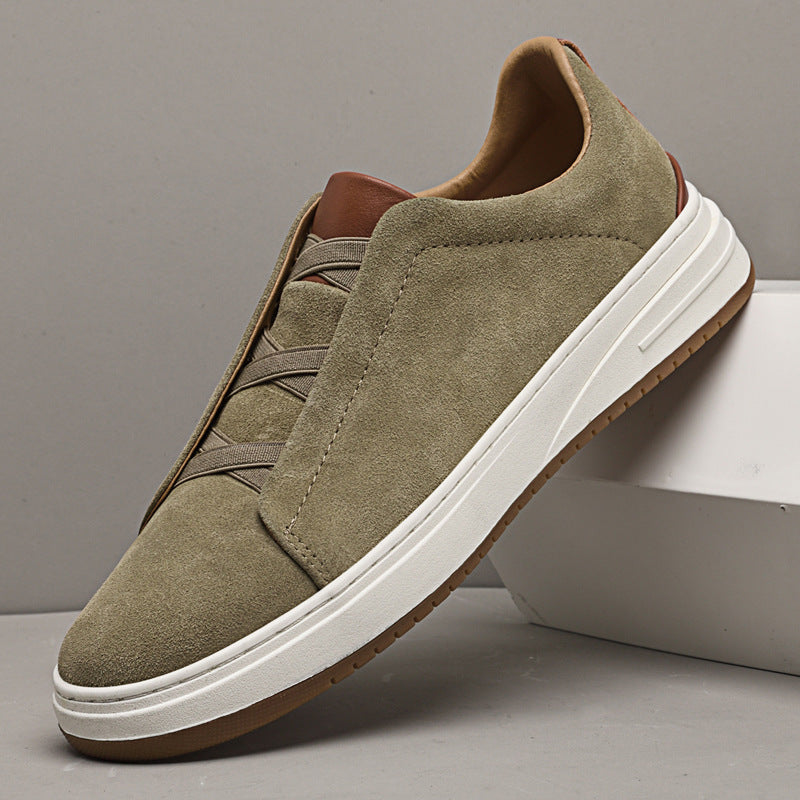 MEN'S SUEDE SLIP-ON SHOES