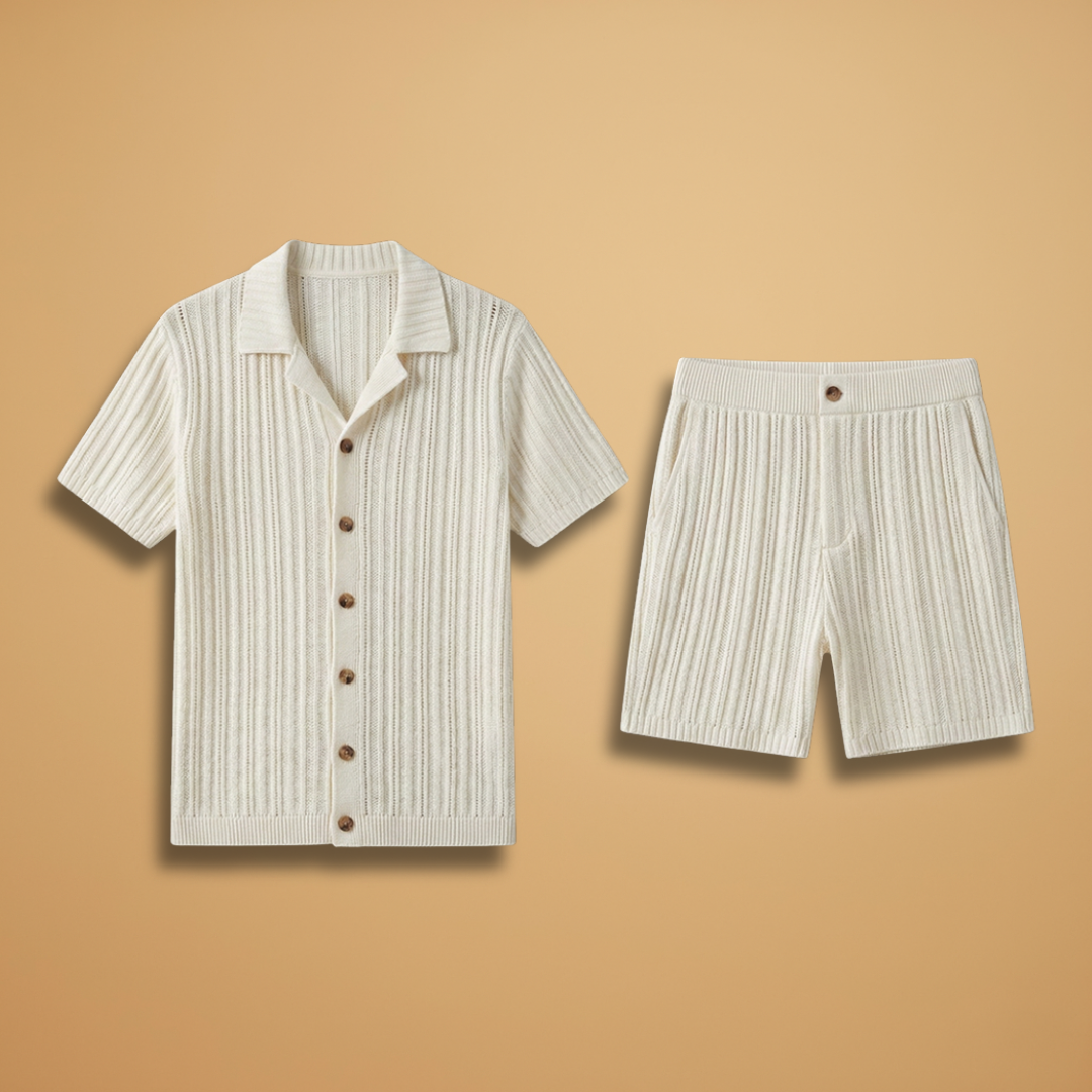 Ensemble d'été en maille — polo & short