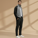 Ensemble blouson bomber — fermeture zippée et poches zippées