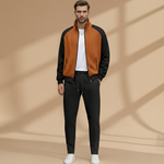 Ensemble blouson bomber — fermeture zippée et poches zippées