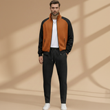 Ensemble blouson bomber — fermeture zippée et poches zippées
