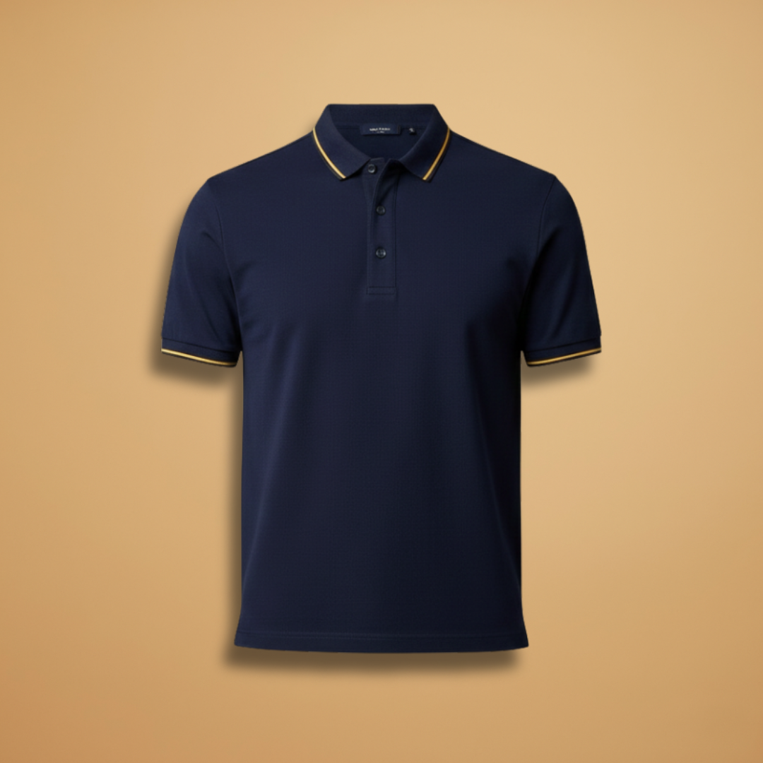 Polo à col classique et patte de boutonnage