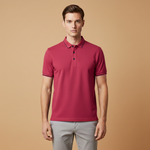 Polo à col classique et patte de boutonnage