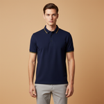 Polo à col classique et patte de boutonnage