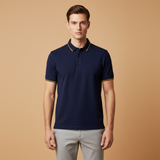 Polo à col classique et patte de boutonnage