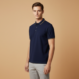 Polo à col classique et patte de boutonnage