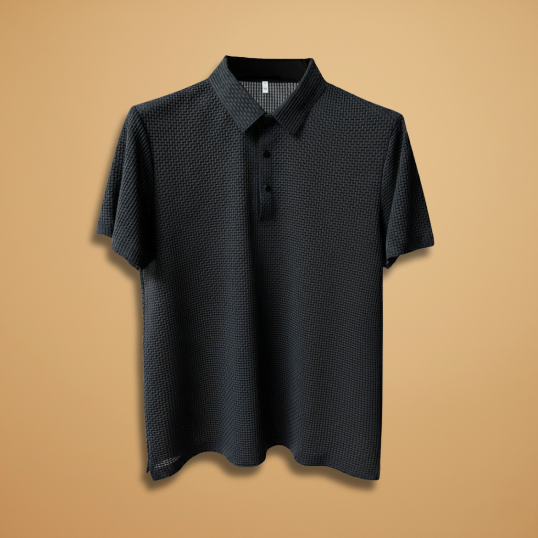 Polo Tommy — à col et patte de boutonnage