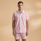 Ensemble d'été — chemise boutonnée & short à cordon
