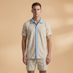 Ensemble d'été — chemise boutonnée & short à cordon