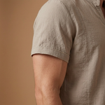 Ensemble d'été — chemise henley & pantalon à cordon