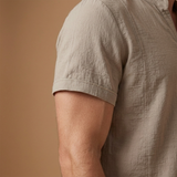 Ensemble d'été — chemise henley & pantalon à cordon