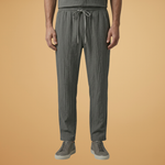 Ensemble d'été — chemise à manches longues & pantalon à cordon