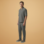 Ensemble d'été — chemise à manches longues & pantalon à cordon