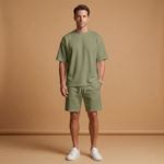 Ensemble d'été — chemise oversize & short à cordon