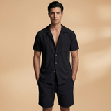 Ensemble d'été — chemise à manches courtes & short à cordon