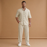 Ensemble d'été — chemise à manches courtes & pantalon long